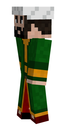 Black skin: body, left side render