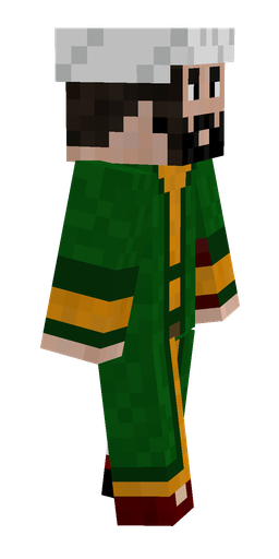Black skin: body, right side render