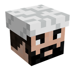 Black skin: head render