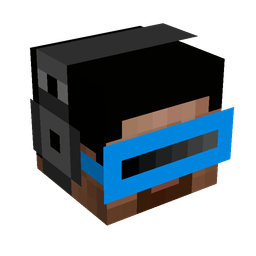 Black skin: head render