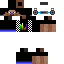 Black skin: raw texture render