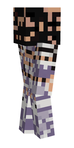 Black skin: body, left side render