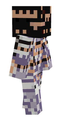 Black skin: body, right side render