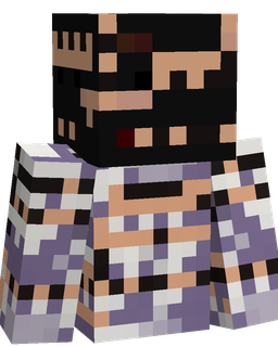Black skin: bust render