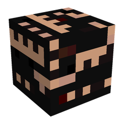 Black skin: head render