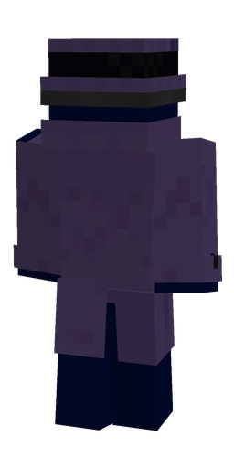 Black skin: body, back render