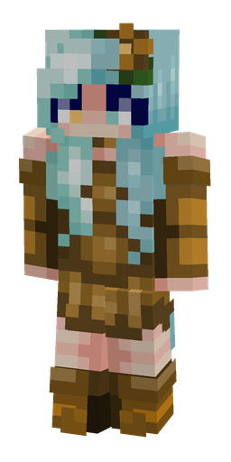 Blue skin: body, front render