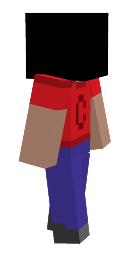 Black skin: body, right side render