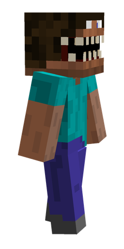 Black skin: body, right side render