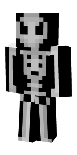 Black skin: body, front render