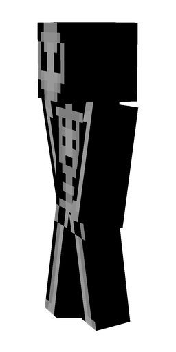 Black skin: body, left side render