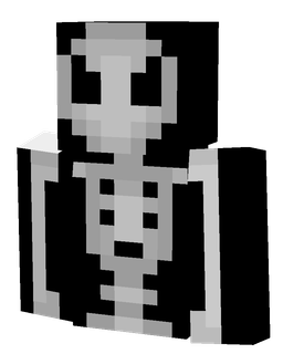 Black skin: bust render