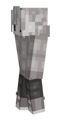 Black skin: body, left side render