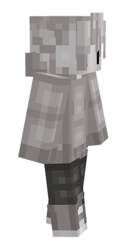 Black skin: body, right side render