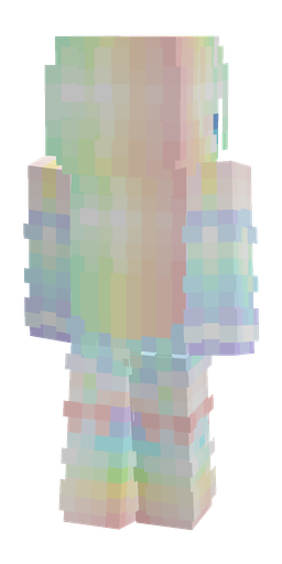 Blue skin: body, back render