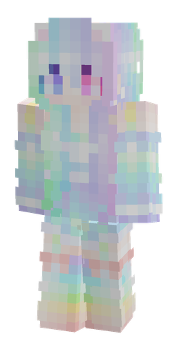 Blue skin: body, front render