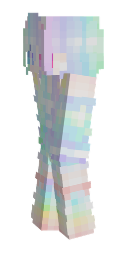 Blue skin: body, left side render