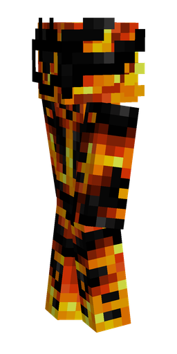 Black skin: body, left side render