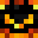 Black skin: face render