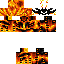 Black skin: raw texture render