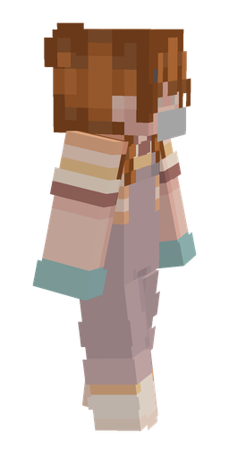 Brown skin: body, right side render