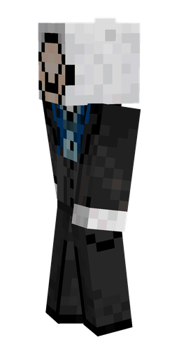 Black skin: body, left side render