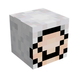 Black skin: head render