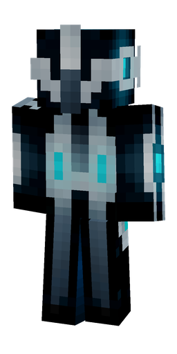 Black skin: body, back render