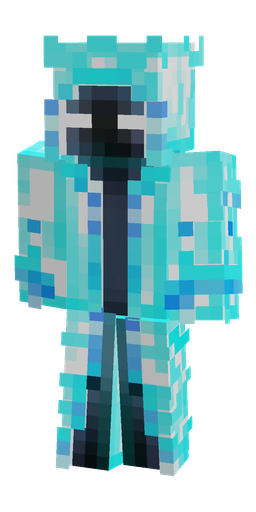 Blue skin: body, front render