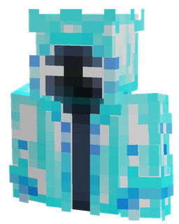 Blue skin: bust render