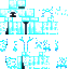 Blue skin: raw texture render