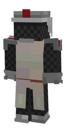 Black skin: body, back render