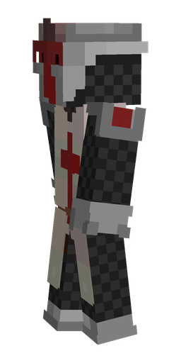 Black skin: body, left side render