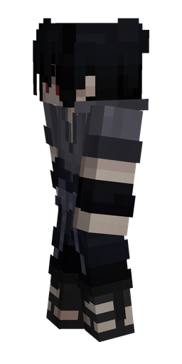 Black skin: body, left side render