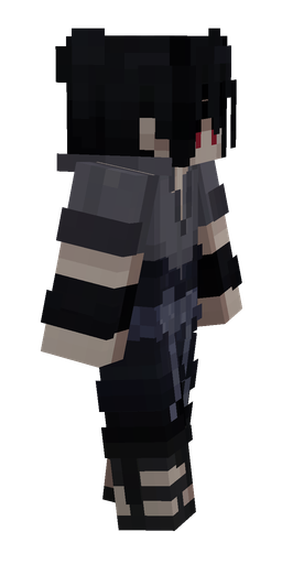 Black skin: body, right side render