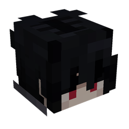 Black skin: head render