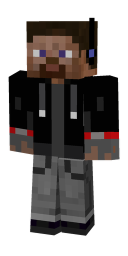 Black skin: body, front render