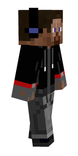 Black skin: body, right side render