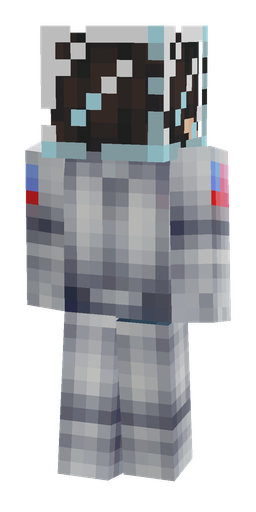 Black skin: body, back render