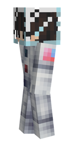 Black skin: body, left side render