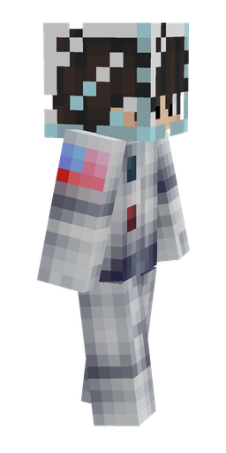 Black skin: body, right side render