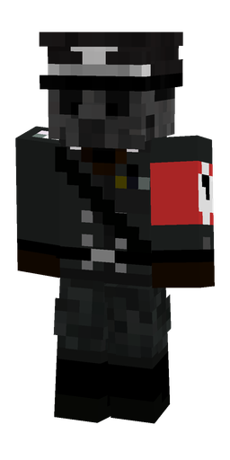 Black skin: body, front render