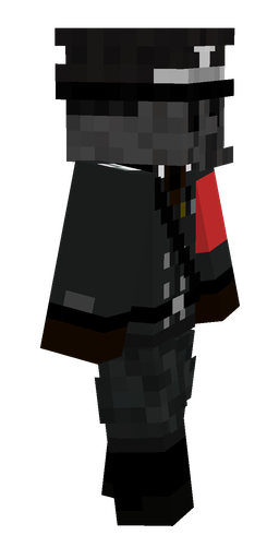 Black skin: body, right side render