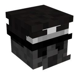 Black skin: head render