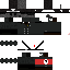 Black skin: raw texture render