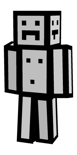 Black skin: body, front render
