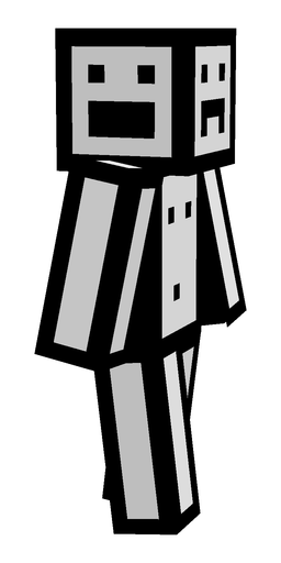 Black skin: body, right side render