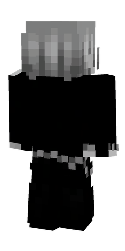 Black skin: body, back render