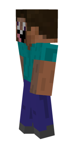 Black skin: body, left side render