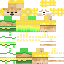 Classic skin: raw texture render